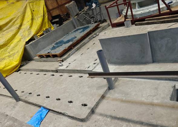 Fermat machine bed foundation