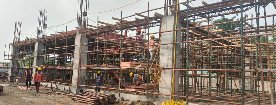 RCC column and scaffolding works, Supreme Power